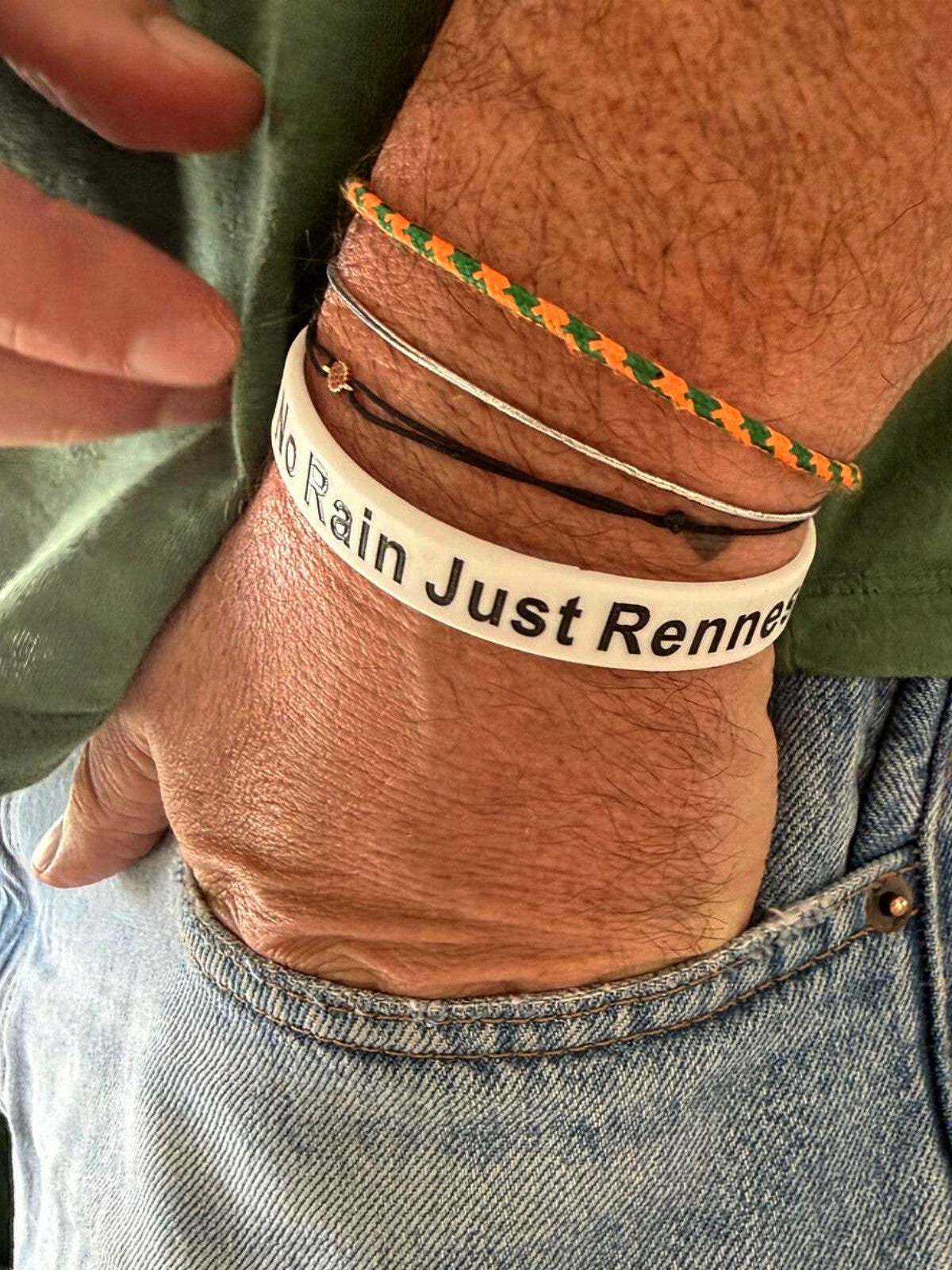 "NO RAIN JUST RENNES" Bracelet