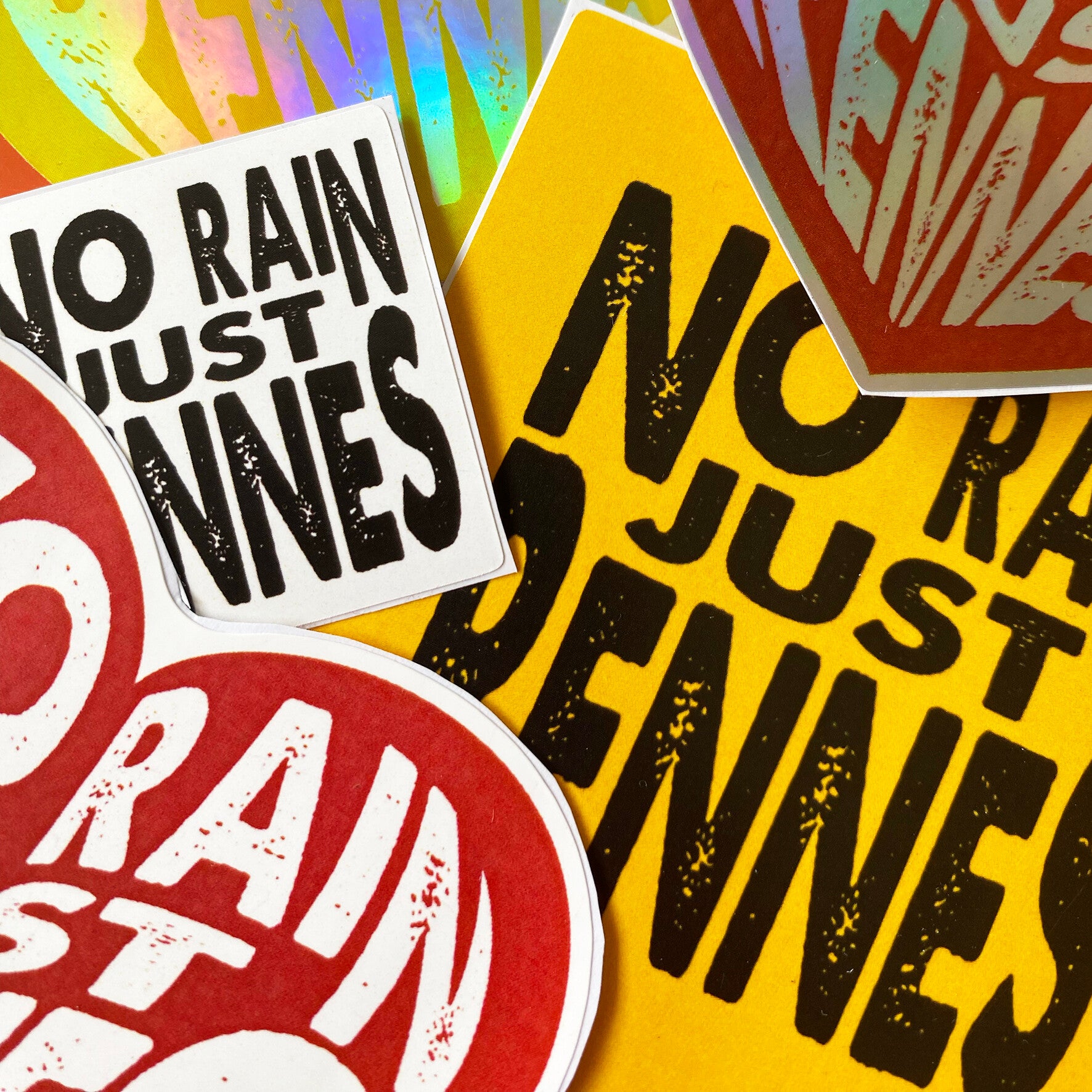 "NO RAIN JUST RENNES" Autocollant