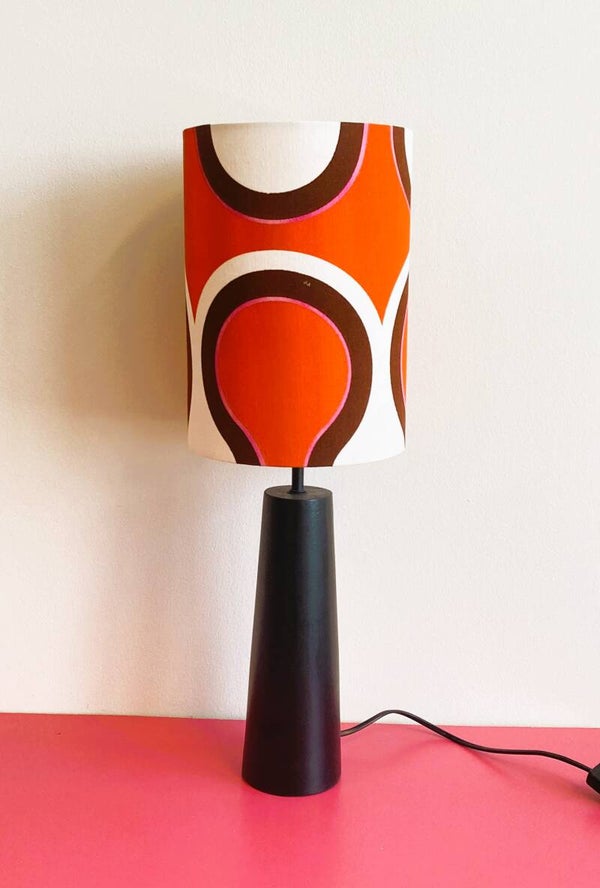 Lampenvoet zwart hout