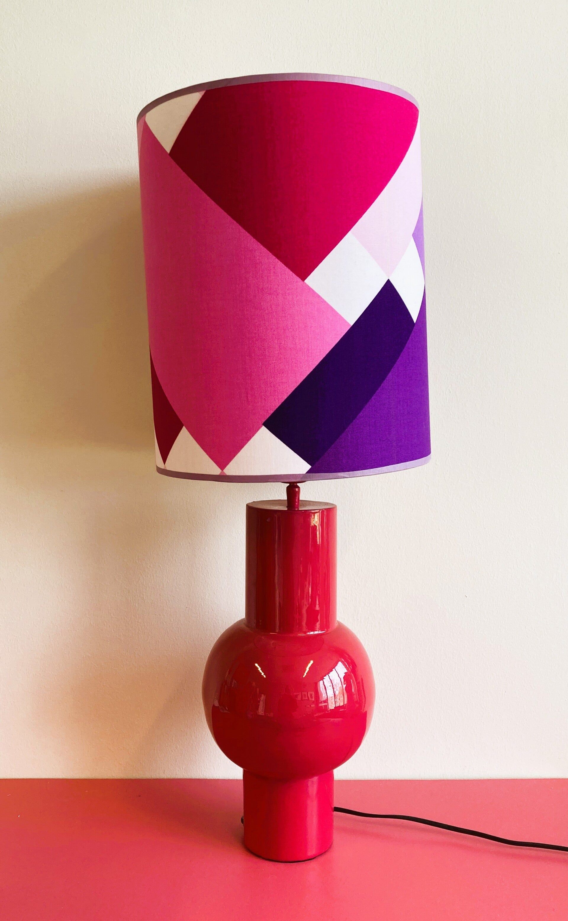 Lampenvoet magenta roze