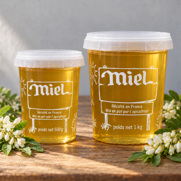 Miel d'acacia - Pot de 500 Gr