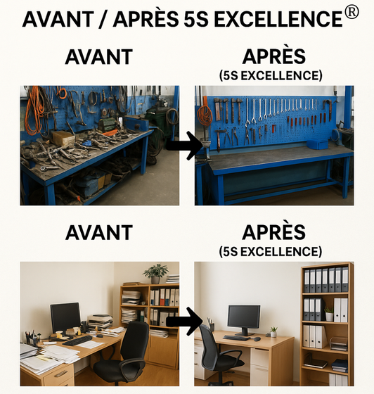 Avant / Après 5S Excellence