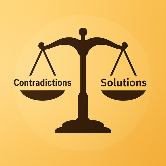 Balance entre contradictions et solutions