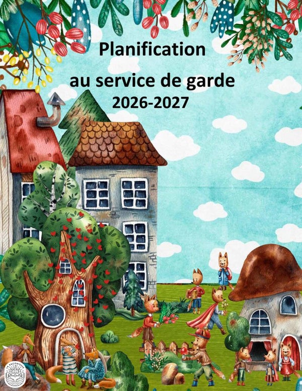 CAHIER PLANIFICATION SERVICE DE GARDE 2026-2027 | CONTES DE LA FORET