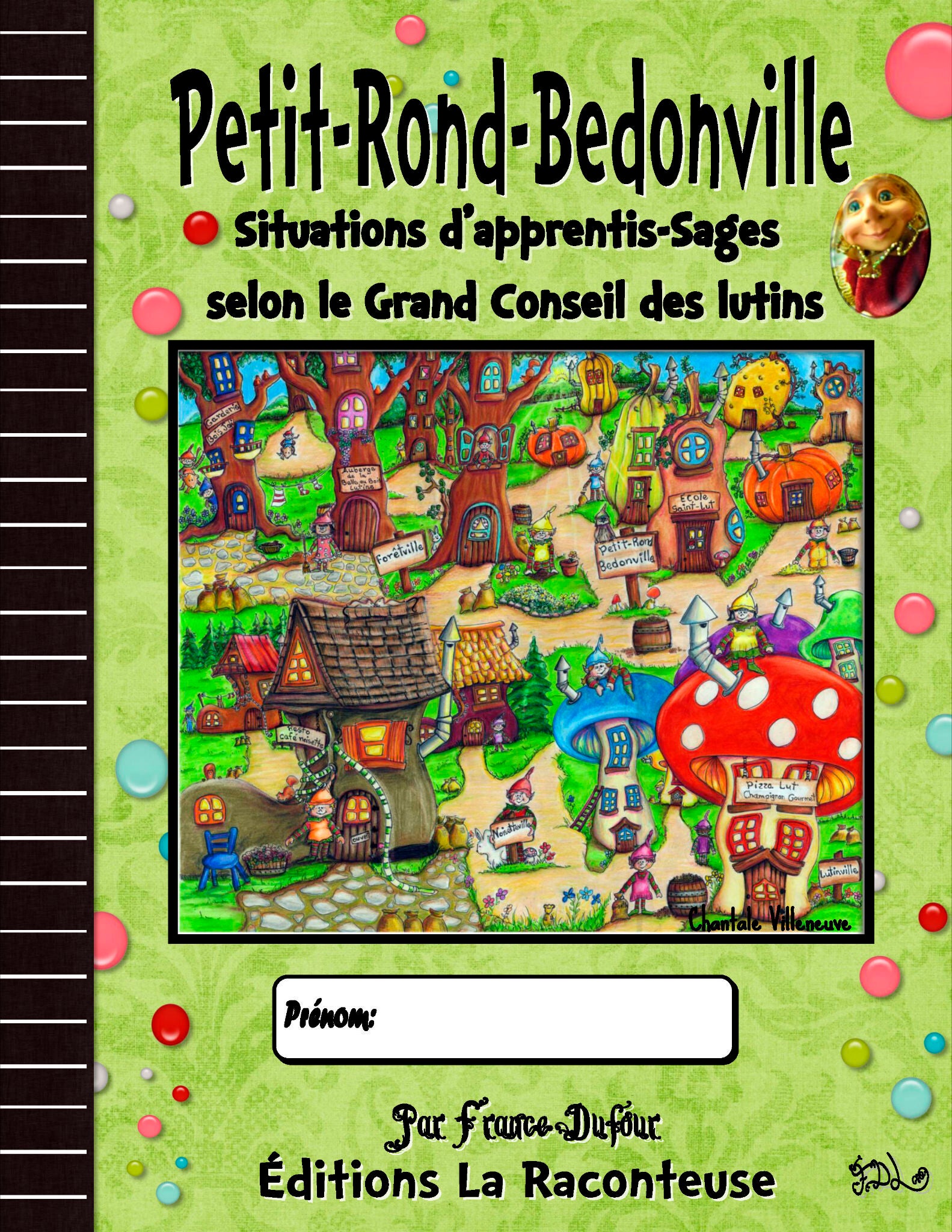 CAHIER DE 94 PAGES : 64 FICHES DE LUTINS POUR TOUT LE MOIS DE DECEMBRE ! 7-10 ans