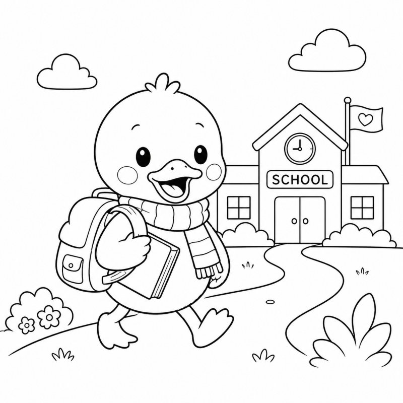 Hop! Naar school! 