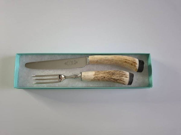 Elegant Cake Knife & Fork Set