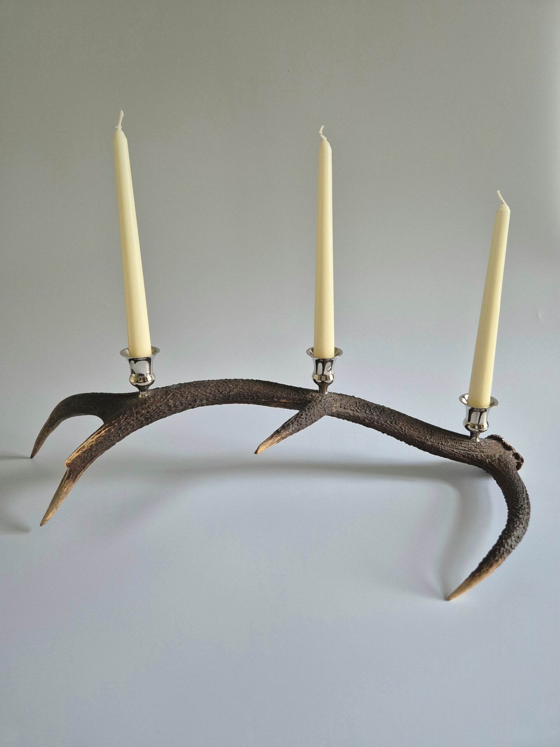 Scottish Heritage Red Stag Antler Candle Holder Centrepiece