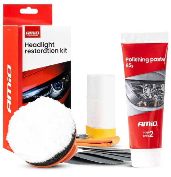 04793.  Kit de polissage de phare AMIO-04793