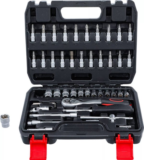 Coffret de douilles | 6,3 mm (1/4") | 46 pièces-28.02.2025 -: 2142