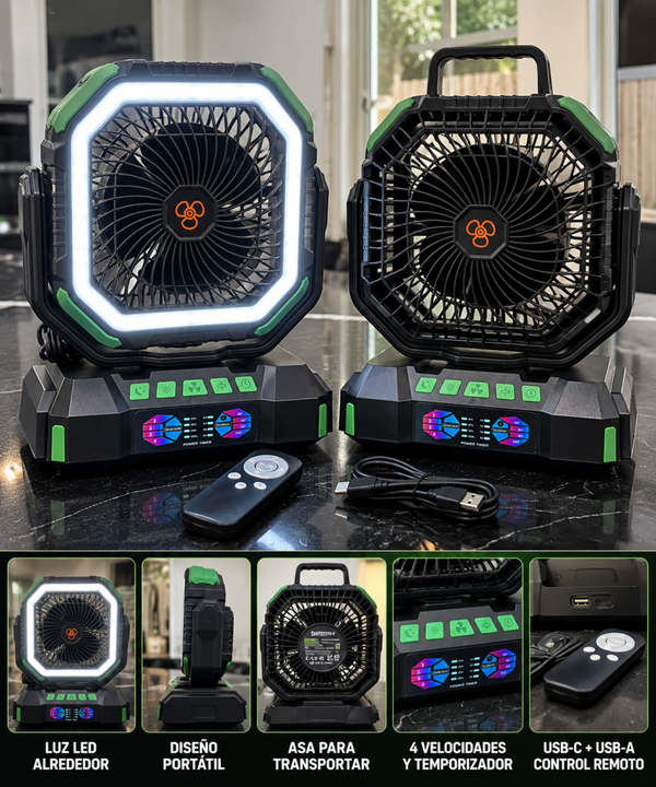 Ventilador Recargable de 40 mil