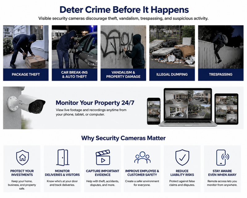 Security Camera Installations | CCTV Security Cameras | Security Camera Installations for Busiesses