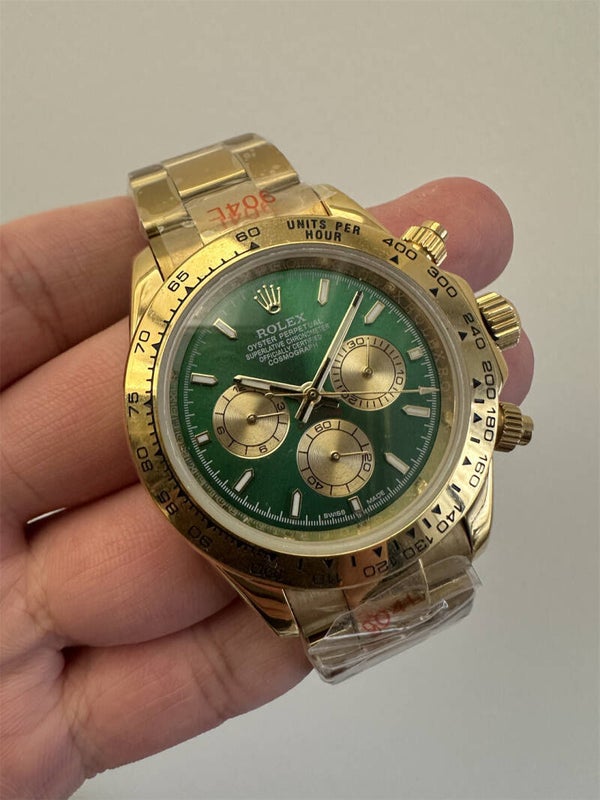 Rolex Cosmograph Daytona – Yellow Gold Green Dial AAA