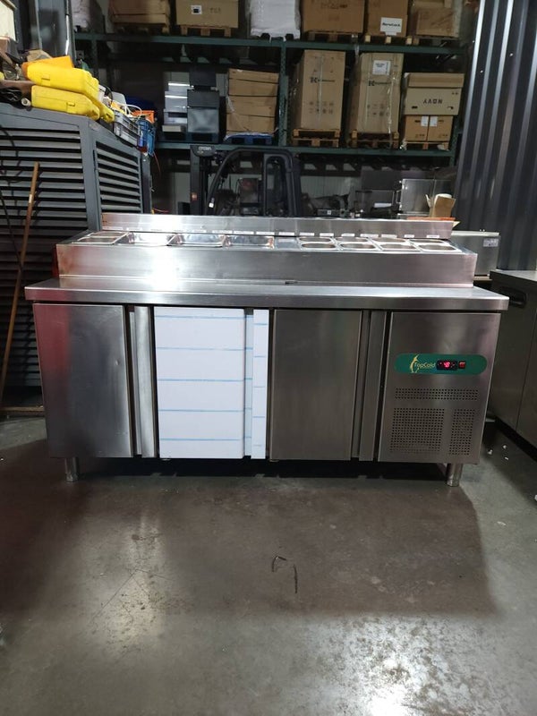 koelwerkbank en saladet Topcold