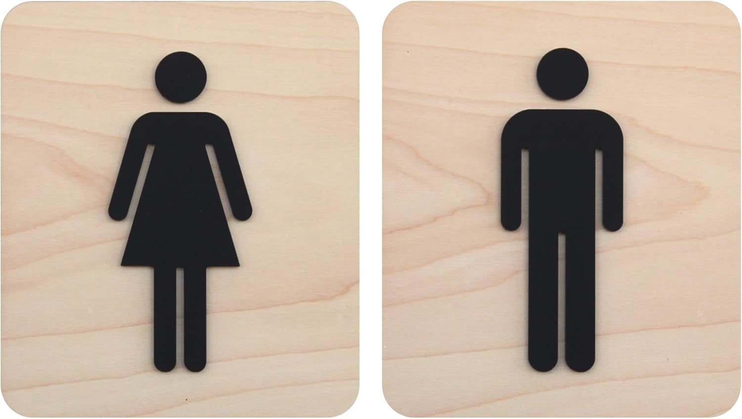 Cartel Aseos Hombre-Mujer