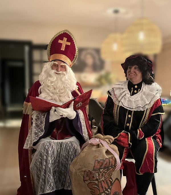 Sint en Piet bezoek