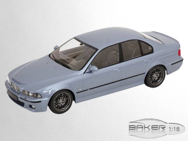 BMW M5 E39 1998 silverstone-blaumetallic 1:18 KK-Scale KKDC181622