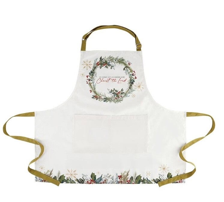 O Come Let Us Adore Him Apron