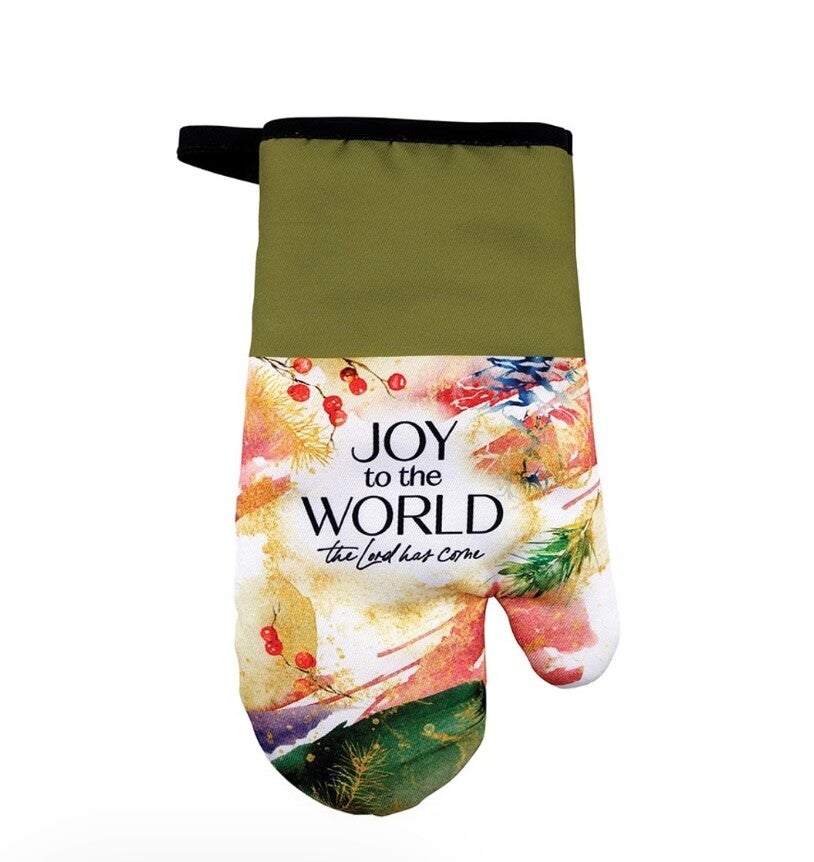Joy to the World Oven Mitt