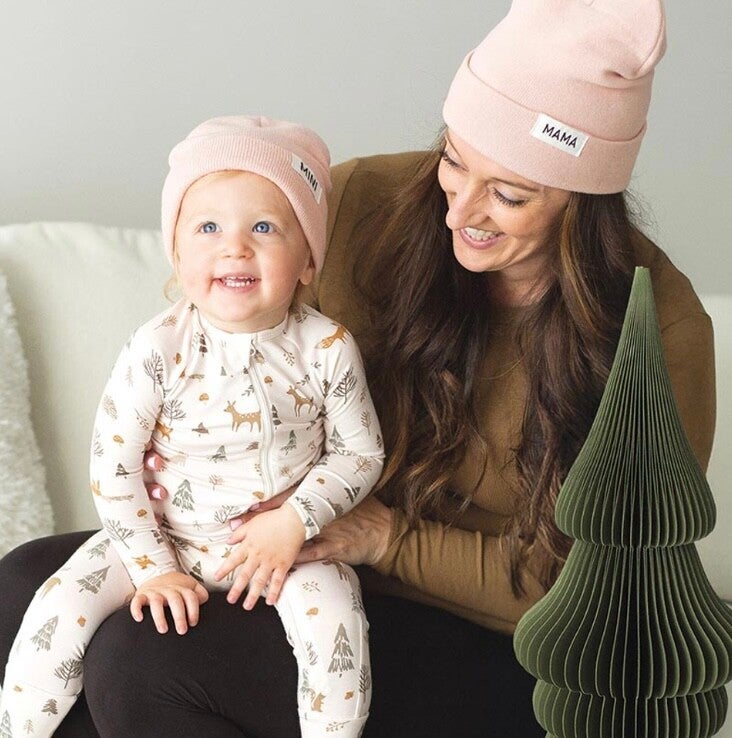 Mama + Mini hat set