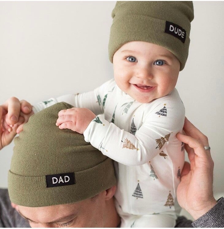 Dad + Dude hat set