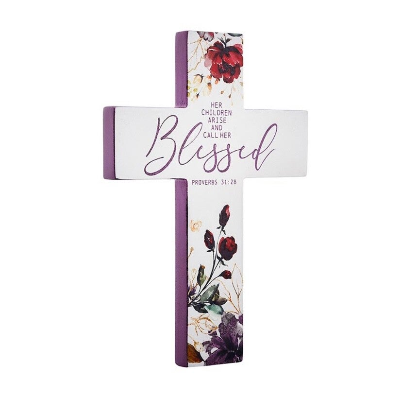 Wall Cross- Blessed