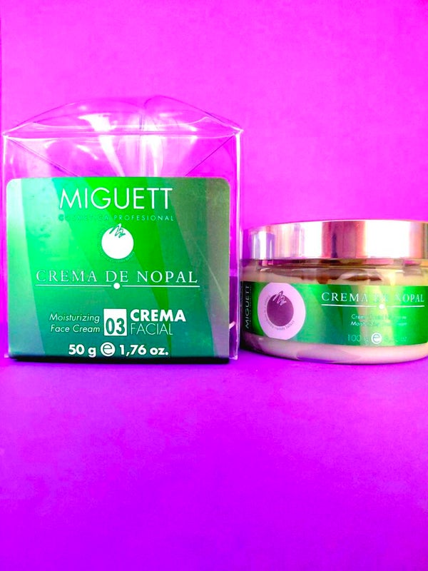 CREMA FACIAL DE NOPAL