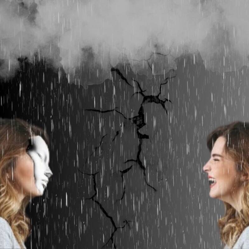 zeige deine wahren Gefühle, verstecke dich nicht hinter einer Maske