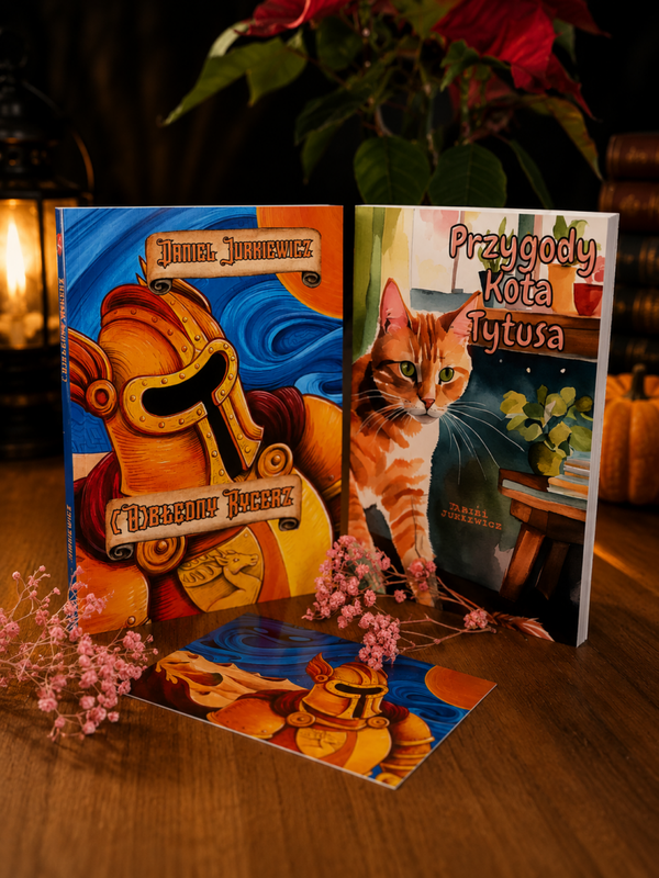 📚 Pakiet „Przygoda & Uśmiech” (dwie książki + pocztówka gratis)