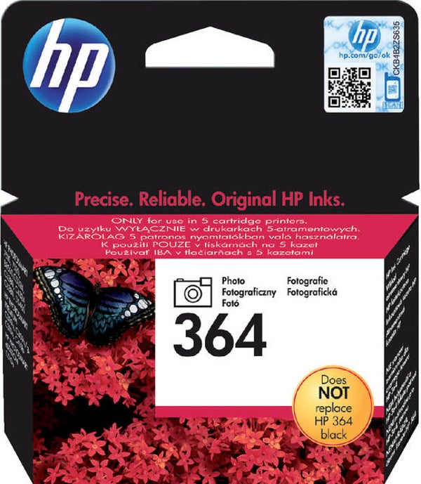 Inktcartridge HP  364 foto zwart