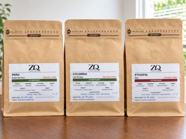 ZQ Proefpakket – Kies 4 uit 5 koffies
