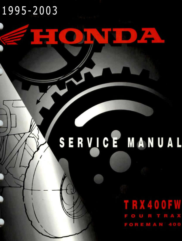 Agribikes  [1995-2003]HondaTRX400fw_Foreman_Service_Repair_Manual