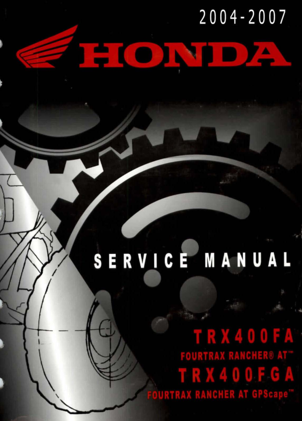 Agribikes  [2004-2007]Honda_Rancher_400_Service_Manual_Repair
