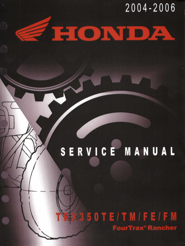 Agribikes [2004-2006 Rancher 350 Service Manual