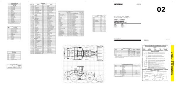 ++02 Caterpillar 966H and 972H Wheel Loader Electrical System 4 pages