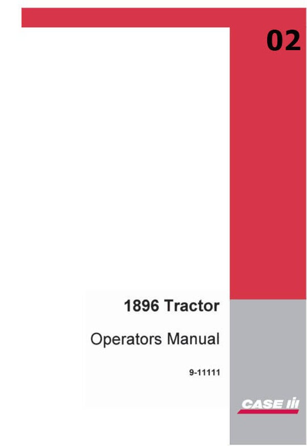 C02 Case 1896 Tractor Operators Manual 246 Pages