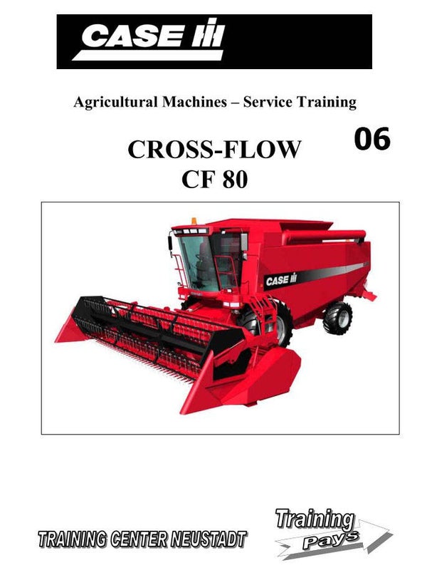 06 Case IH Tractor Cross-Flow CF 80 Combine Service Manual_CF80 552 pages