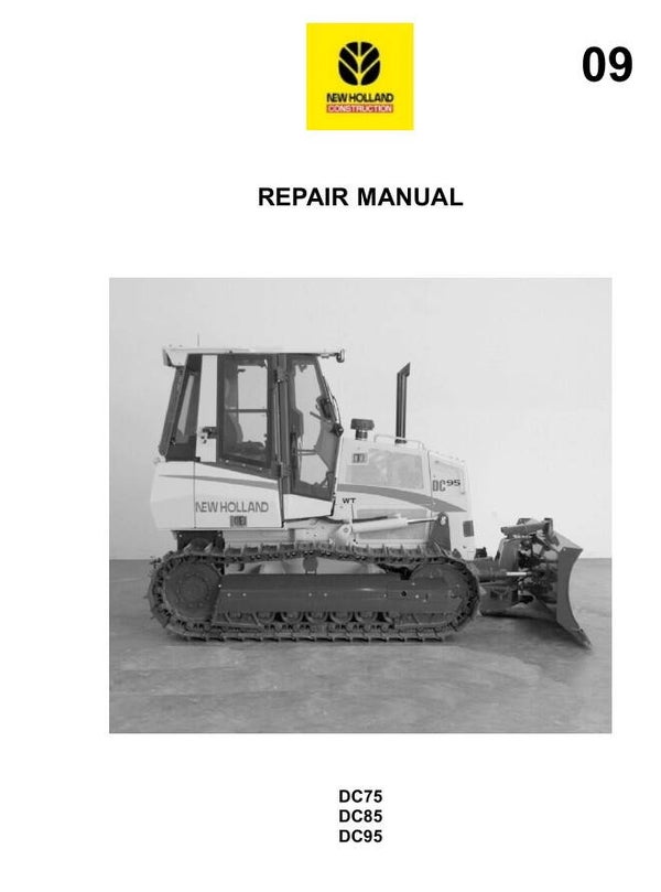NHB  09 New holland manual DC75, DC85, DC95 Crawler Bulldozer Workshop Repair Manual 1057 pages