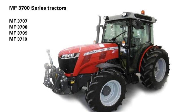 MFO Massey Ferguson MF3707, MF3708, MF3709, MF3710 Tractors (MF3700 Series) Operator Manual