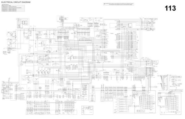 *+ 113 Hitachi ZX190-6 to ZX350-6 Electrical and Hydraulic Diagrams 15 pages