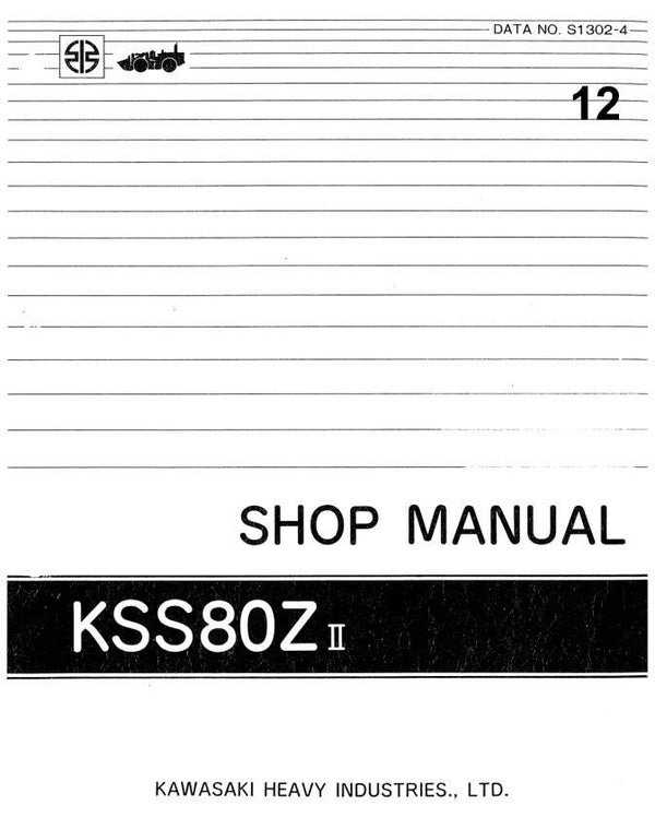 KW  12 Kawasaki 80ZII Shop Manual Disassembly & Reassembly 55 pages