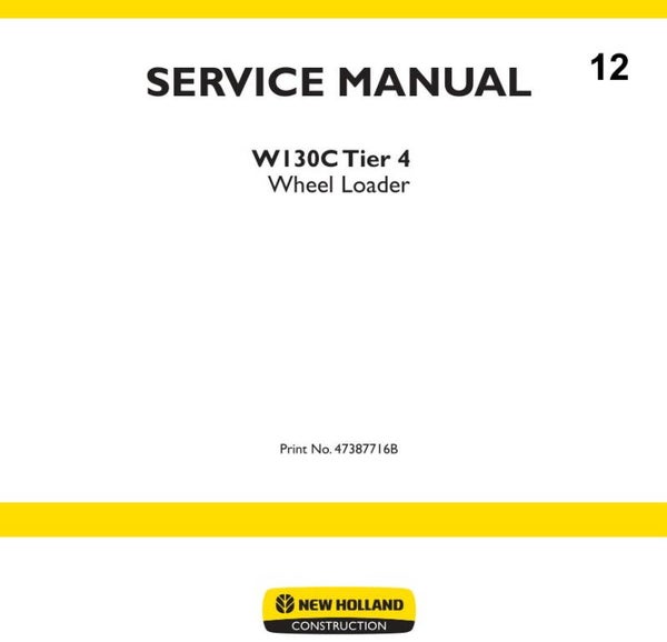 NHB  12 NEW HOLLAND E215C, E245C Excavator Service Repair Manual 1097 pages