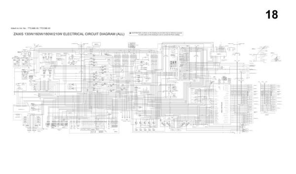 ! 18 Hitachi Zaxis ZX180W Workshop Manual and Diagrams 732 pages