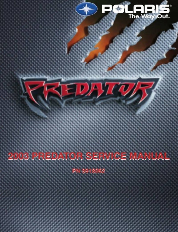 Polaris 2003 ATV Predator 500 Factory Service Manual