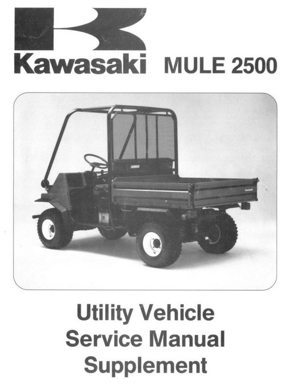 Kawasaki-Mule-2510-2520-KAF620-A-B incl supplement for 2500C Workshop Manual