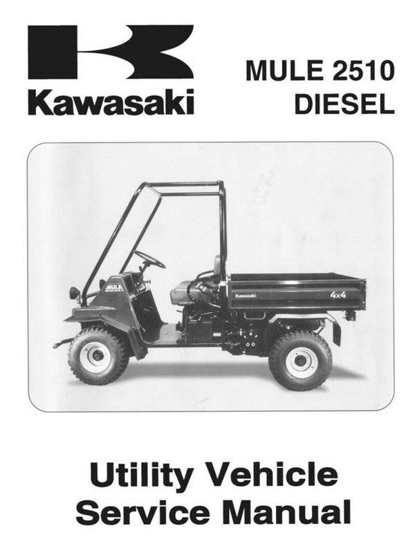 Kawasaki-Mule-00-02-2510-Diesel-KAF950-A1-A2-A3 Workshop Manual
