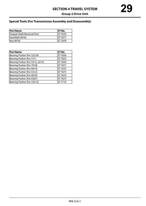 33D 29 Hitachi ZW310-6 Wheel Loader Workshop Manual and Diagrams 534 pages