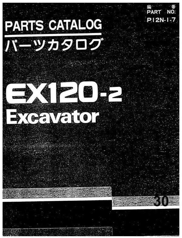 ^30 Hitachi EX120-2 Excavator Parts Manual 464 pages