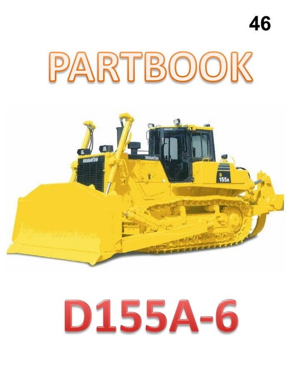 KM  46 Komatsu D155A-6 Bulldozer Parts Manual 667 pages
