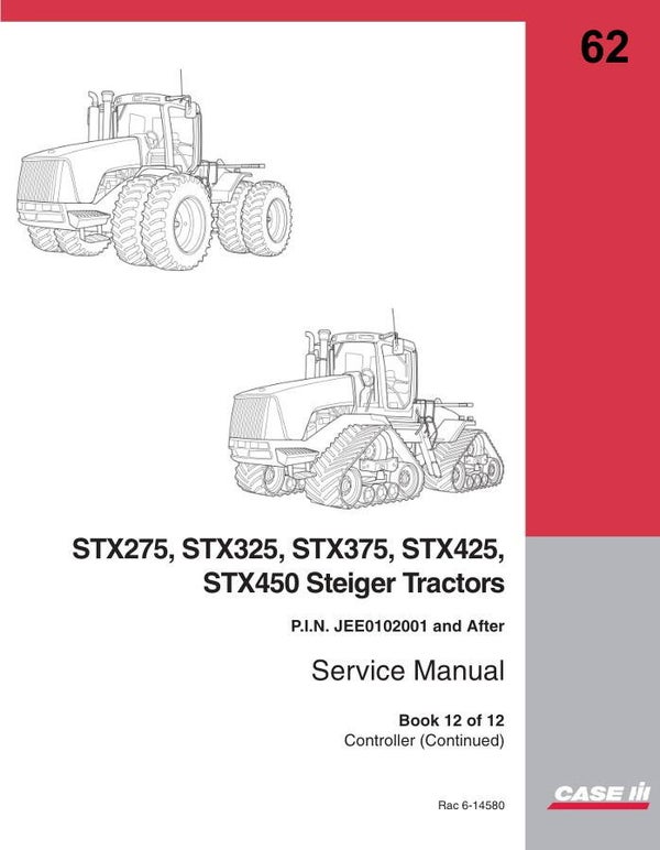 NHT 62 New Holland Tractor STX275, STX325, STX375, STX425, STX450 Service Repair Manual 249 pages
